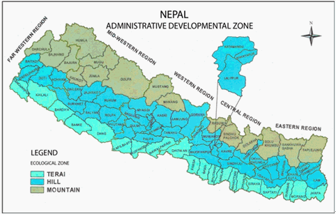 根据2011年人口普查显示,尼泊尔人口为2662万809人,人口增长率为1.